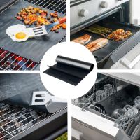 Non-stick Reusable PTFE-coated Grill Mat Outdoor Grilling Accessories