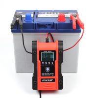 FOXSUR 6A Fully-Automatic Smart Charger, 12V 24V Battery Charger, Battery Maintainer, Battery Desulfator AGM GEL WET Lithium