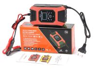 FOXSUR 12V 7A 7-stage Battery Charger  Lead GEL STD AGM Car Motorcycle Battery Charger  Pulse charge Maintainer  Desulfator