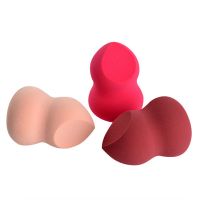 custom logo Soft tear drop egg shape non Latex Free make up Foundation 3D blender beauty cosmetic powder puff face makeup sponge