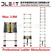 Dleat 12.5ft/3.8m aluminum telescopic ladder