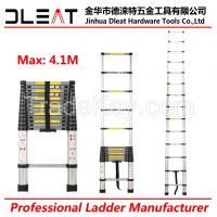 Dleat 4.1m aluminum telescopic ladder