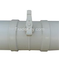 plastic manual air valve /Butterfly Damper Valve manual for control th