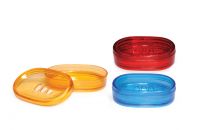 Joy Soap dish, durable and lightweight plastic soap dish for bathrooms and kitchen, BPA free soap dishes for home and offices.