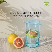 Appollo houseware Fashion Acrylic Jug (2 liter) high quality Jug for picnic and parties, easy to handle durable, unbreakable reusable jug for dinner and side tables.