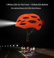 Bicycle Cycling skate Helmet with front and rear light
