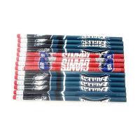  factory wholesale Custom logo Cartoon Printed Personalised Pencil custom Printed Pencil Brand HB Wooden Pencil with Eraser Set