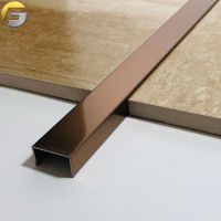 U ChannelGold Stainless Steel Tile Trim