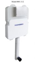 Hansbo Concealed Cistern, Dual Flush, Lower Tank, Compact Panel, Flush Volume Adjustable