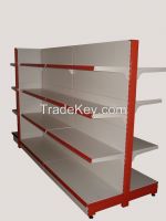 Good quality single sided metal back supermarket/grocery/pharmac