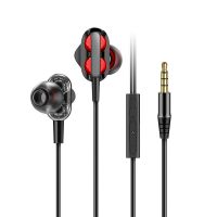 Noise Isolating HIFI in-Ear Dynamic Earphones with Wire Control Microphone