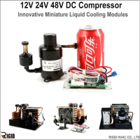 12V/24V/48V R134A mini Compressor for air conditioner and Small Cooling System