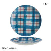 SEBEST Factory 2021new design melamine dinner plate with disposable plastic plates / round melamine plates for restaurant