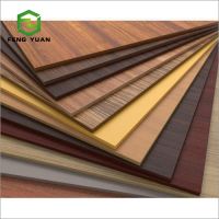 wood grain faced melamine MDF 18mm