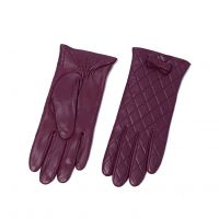 Embroidered Leather Gloves 