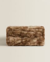 FAUX FUR TWO LAYERS BLANKET