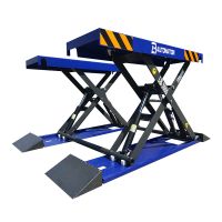 4 Tons Ce Certification and Customized  Scissor Lift Opposite Support 4 Cylinders Car Hoist