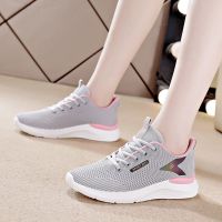 Running Shoes Lady Lace Up Flat Woman Casual Shoes