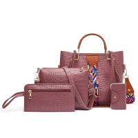 Hand Bag Set Women Pu Leather Shoulder Bag