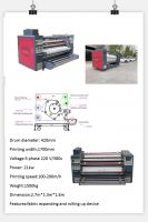 High Components Garment Fabric Roller Heat Transfer Machine