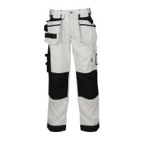 High quality men stretch cargo work pants with side pockets