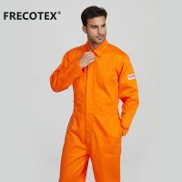 XINKE Cotton Welding Workwear Safety Fr Coverall Fire Flame Retardant Work Coveralls For Men