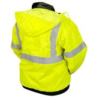 Custom Oem Mens High Visibility Safety Mining Industrial Long Work Wear Jacket With Reflective Tape