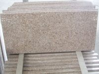  Prefab white vanity island stone granite kitchen counter top Sunset gold granite countertop