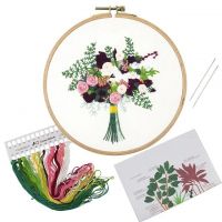 embroidery cross stitch needle work kit