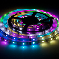 Wholesale Smart Cheap Flex 5V Outdoor Flexible LC8812 5050 SMD RGB Waterproof Led Strip Lights