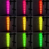 Creative Modern Color Changing Smart Wireless Wifi App Control Music RGB Wall Corner Led Floor Lamp For Bedroom