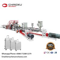 CHAOXU Three Layer PC ABS Sheet Extruder Machine for Making Baggage Luggage Case