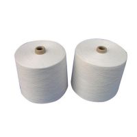 high tenacity raw white 100% spun polyester yarn on paper cone with various counts