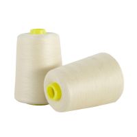 raw white bag closing spun polyester thread