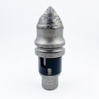 tungsten carbide drilling heads wholesale high strength super hard rock drills bullet teeth foundation drilling wear parts