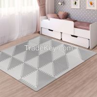 HJT tri-angle foam puzzle mat for Eco-friendly home jigsaw mat