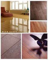 Hot selling high gloss environment friendly laminate flooring