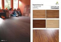 Hot selling registered emboss oak laminate flooring wear-resistant eco-friendly