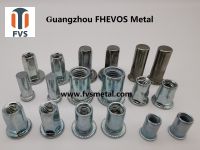 Flat Head Full Hex Body Rivet Nut-Steel