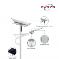 Solar tracking street light