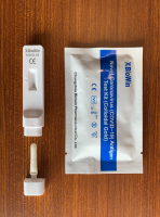 Bfarm list CE approved One step saliva antigen Covid-19 rapid test kit home use self testing
