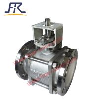 ZrO2 ball Al2O3 seat Complex Ceramic Lined Chemical Resistant Ball Valve