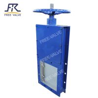 250x250 Manual Square knife gate valve for sand fly ash
