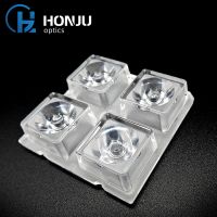 50x50mm 4 In 1 Led 10 Degree XPE/XPG Stadium Lighting Lens Led Optics In China