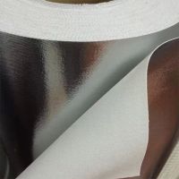 0.1mm-3mm Aluminized Glass Fiber Cloth Aluminum Foil Laminated Fiberglass Cloth Al-foil Coated Fiberglass Fabric