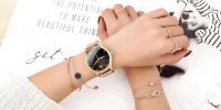 Full Touch Screen Stainless Steel Smart Watches, Hot Selling Lady Smart Watch