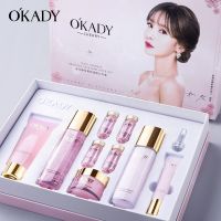 Okady Ectoin Hyaluronic Acid Cherry Blossom Yeast Extract Moisturize Radiation Protection Repairing Skin Care Set For Women