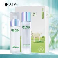 Okady Toner 120ml And Emulsion 105ml Set Sheep Placenta Extract Protein Skin Repair Two Sets