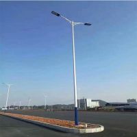 Cutomized Outdoor 4m 5m 6m 7m 8m 9m 10m 12m Double Single Arm Galvanized Steel Street Light Pole