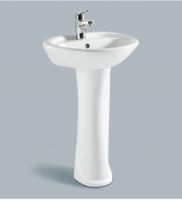 economic cheap Ceramic basin with pedestal 